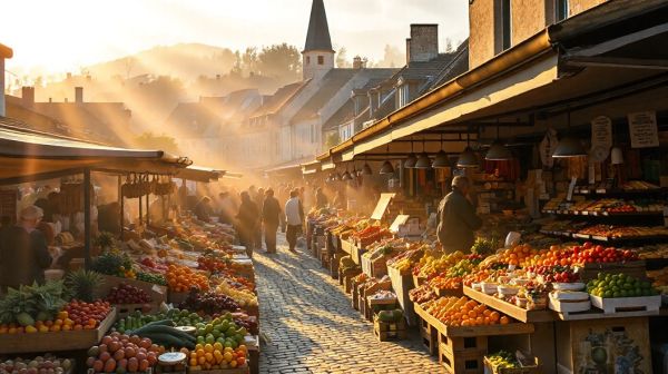 Meilleur guide des marchés alimentaires à Mâcon et ses alentours